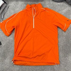 Puma Golf Short Sleeve Storm Cell Quarter-Zip Wind Breaker Jacket Sz L